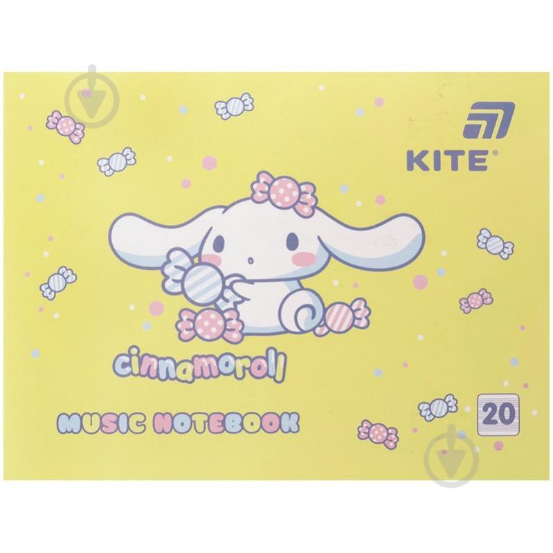Зошит для нот А5 20 арк. Cinnamoroll KITE - фото 1