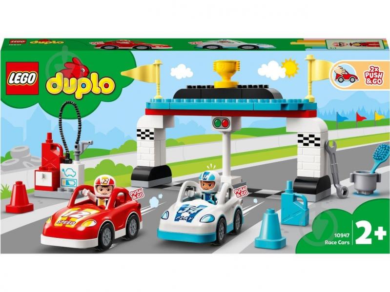 Конструктор LEGO DUPLO Гоночні автомобілі 10947 - фото 1