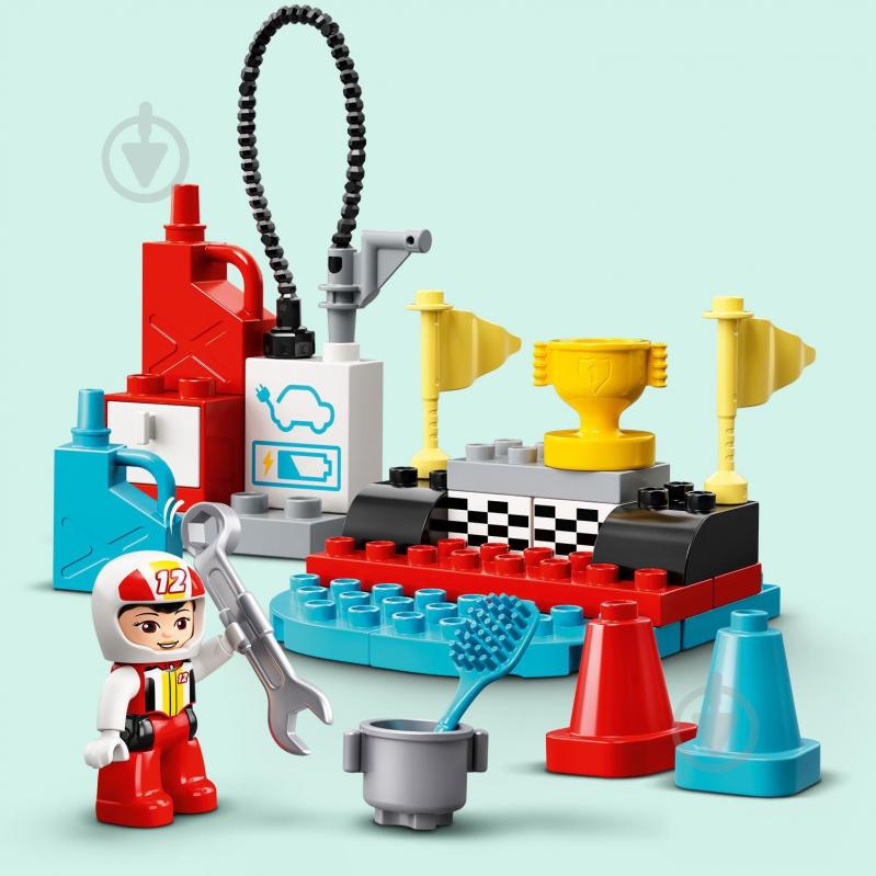 Конструктор LEGO DUPLO Гоночні автомобілі 10947 - фото 5