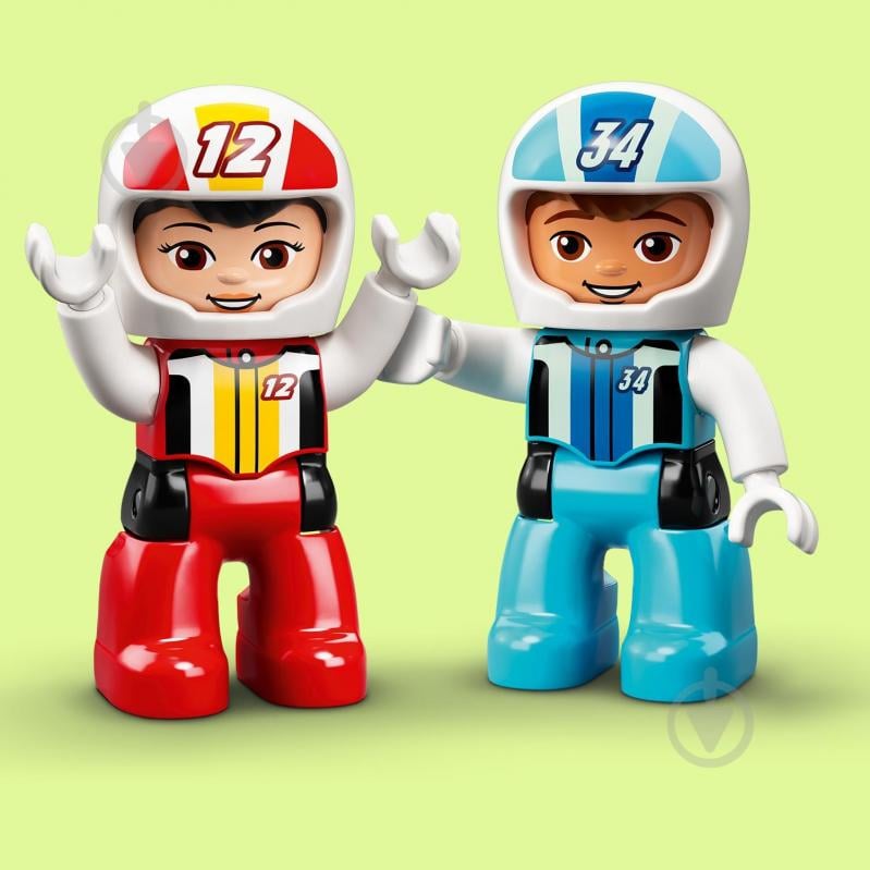 Конструктор LEGO DUPLO Гоночні автомобілі 10947 - фото 7