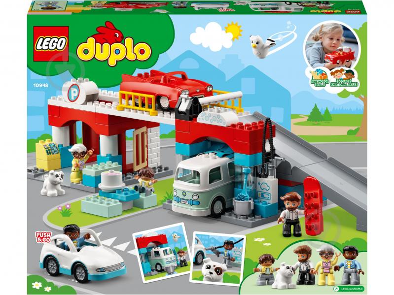 Конструктор LEGO DUPLO Гараж і автомийка 10948 - фото 3