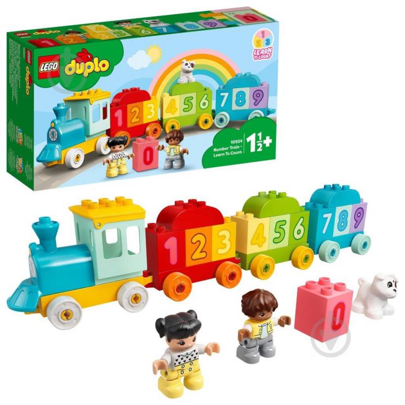 Конструктор LEGO DUPLO Поезд с цифрами — учимся считать 10954 - фото 2