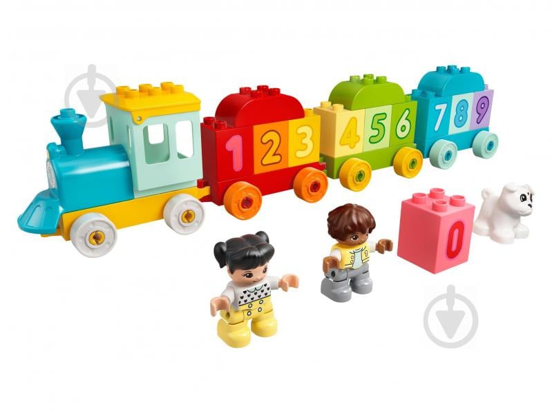 Конструктор LEGO DUPLO Поезд с цифрами — учимся считать 10954 - фото 10