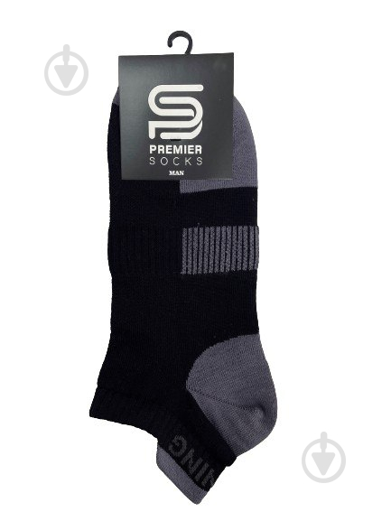 Шкарпетки чоловічі Premier Socks спорт сітка р.39-41 чорний 1 шт. - фото 1