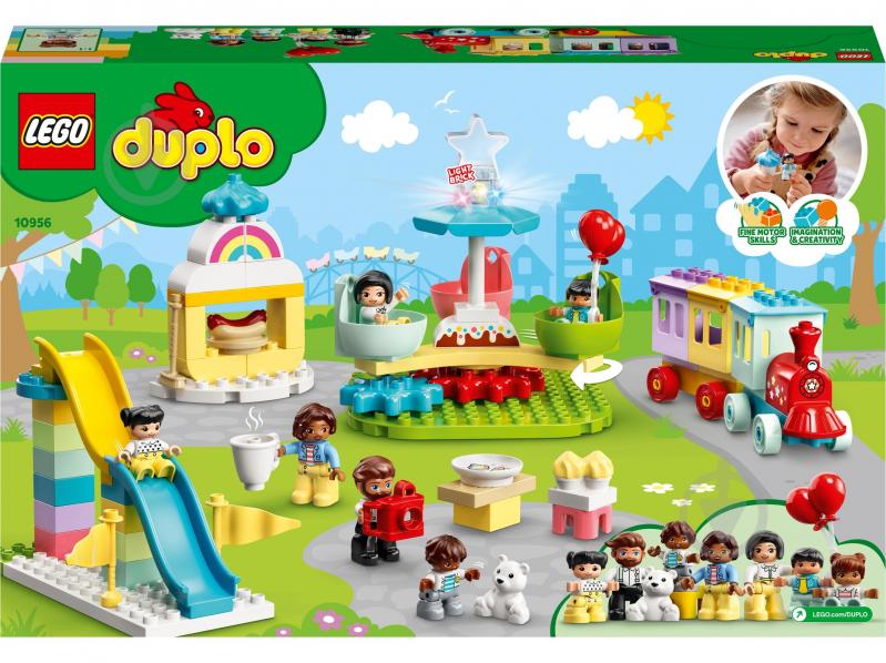 Конструктор LEGO DUPLO Парк розваг 10956 - фото 3 Конструктор LEGO DUPLO Парк розваг 10956 - фото 3