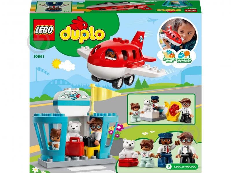 Конструктор LEGO DUPLO Літак і аеропорт 10961 - фото 3