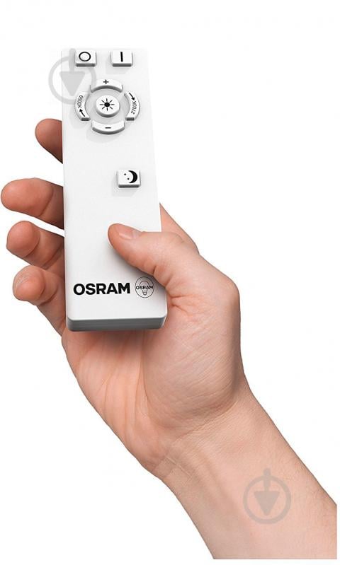 Светильник светодиодный Osram Silara Tray Sparkle + пульт ДУ 24 Вт матовый никель 2700-6500 К - фото 4