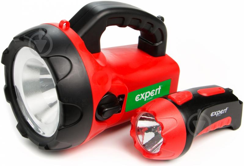 Набор фонарей Expert Expert light EGD-FL018-1W+0,5Wb красный - фото 1
