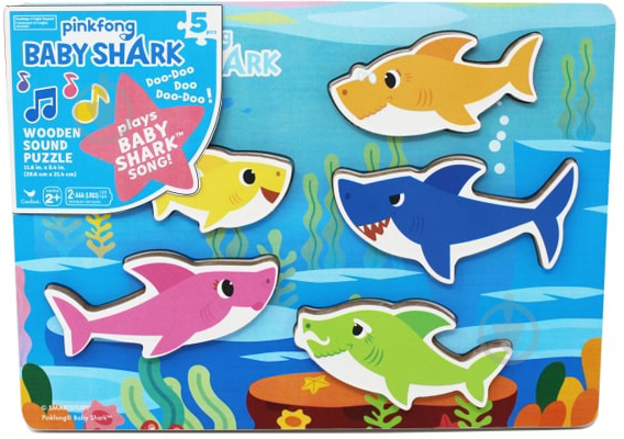 Пазл деревянный Spin Master «Baby Shark» SM98225/6053806 - фото 1