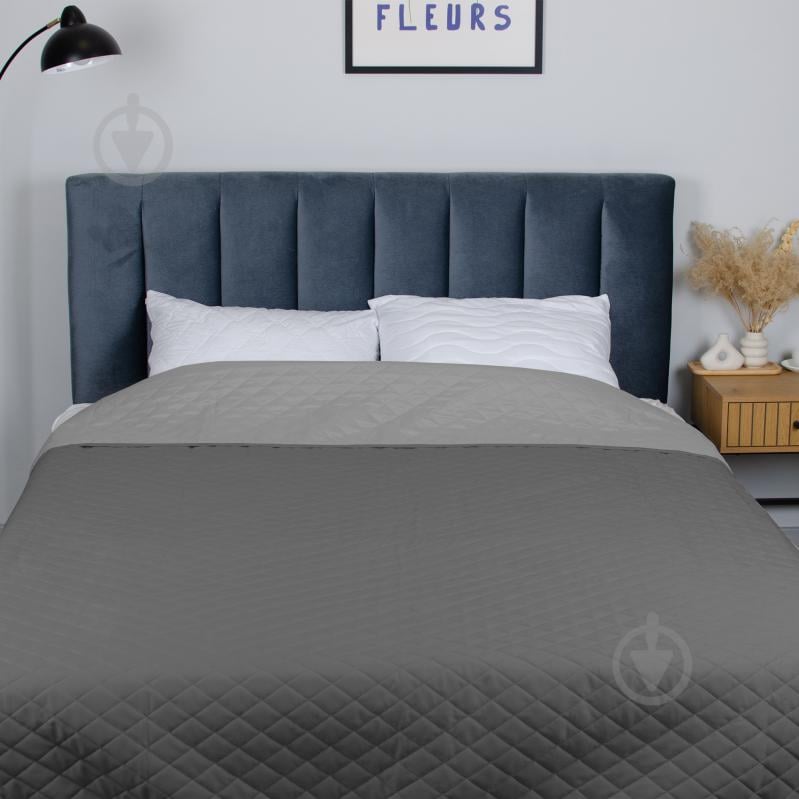 Покрывало декоративное Romb 240x260 см La Nuit серый - фото 1 Покрывало декоративное Romb 240x260 см La Nuit серый - фото 1