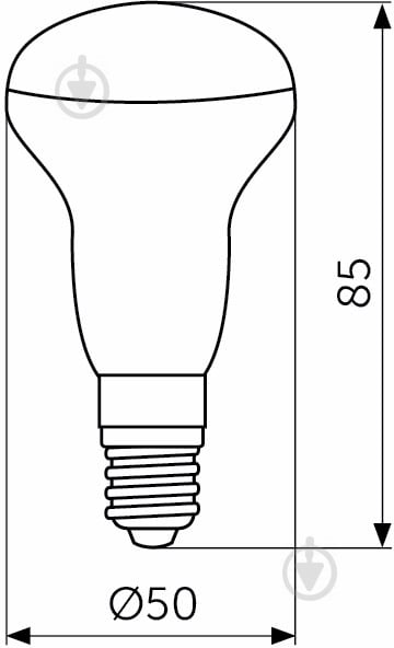 Лампа світлодіодна Светкомплект 7 Вт R50 матова E14 220 В 3000 К - фото 3