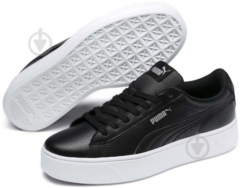 Кеды Puma PUMA VIKKY STACKED L PUMA BLACK-PUMA BLA 36914301 р.37,5 черный - фото 3