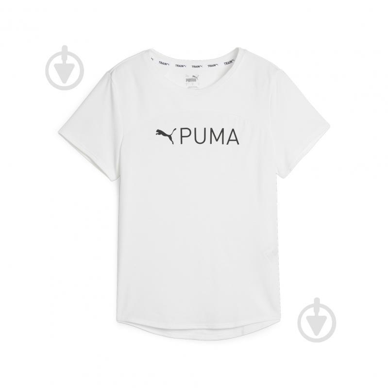 Футболка Puma FIT LOGO ULTRABREATHE TEE 52384452 р.S белый - фото 1