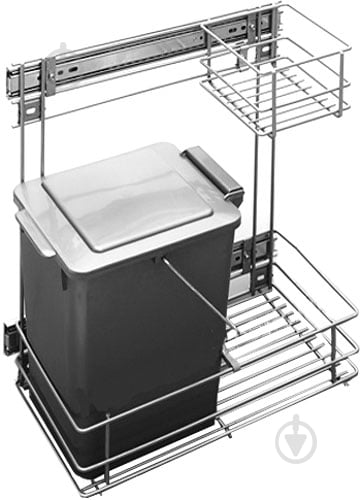 Ведро для мусора Rejs тип cargo серый WE22.0110.05.549 - фото 1