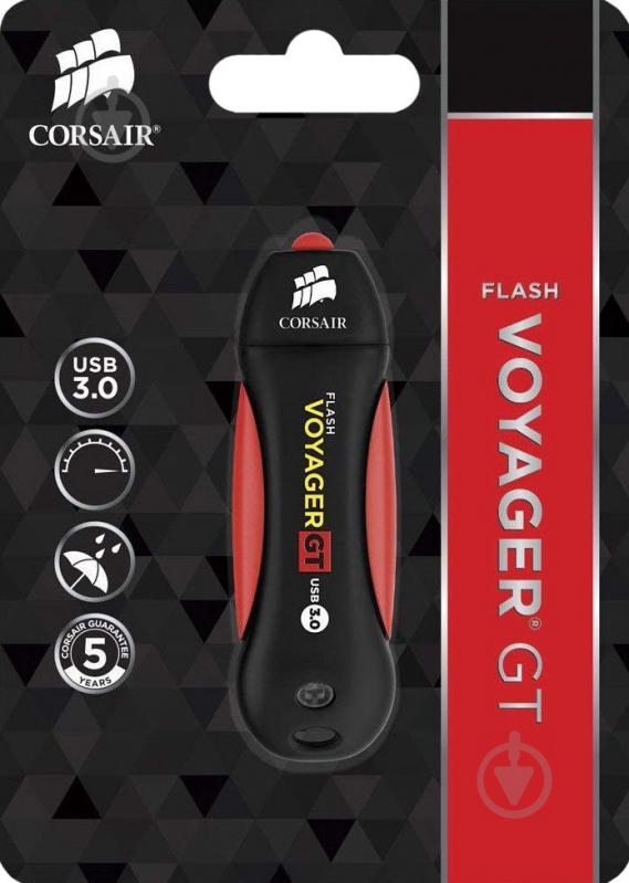 Флеш-пам'ять Corsair Voyager 32 ГБ USB 3.0 (CMFVYGT3C-32GB) - фото 4