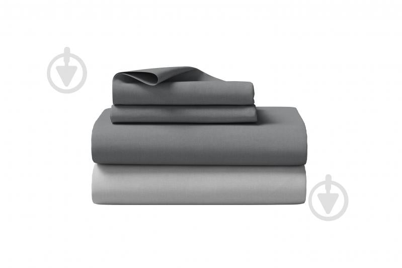 Комплект постільної білизни 2.0 темно-сірий Luna - фото 3 Комплект постільної білизни 2.0 темно-сірий Luna - фото 3