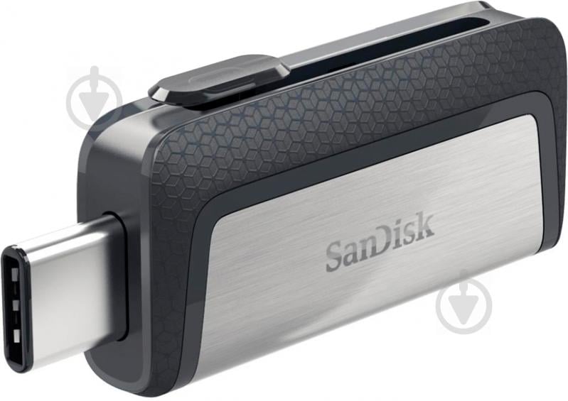 Флеш-память USB SanDisk 64 ГБ USB 3.0USB Type-C silver (SDDDC2-064G-G46) - фото 6