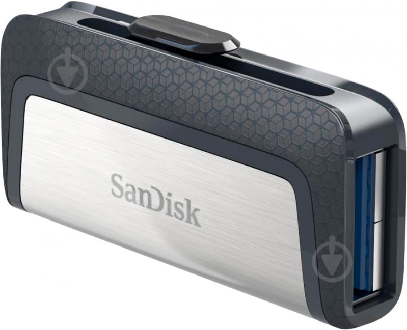 Флеш-память USB SanDisk 64 ГБ USB 3.0USB Type-C silver (SDDDC2-064G-G46) - фото 3