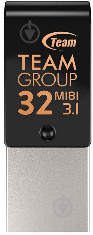 Флеш-пам'ять Team Group OTG M181 32 ГБ USB 3.1 black (TM181332GB01) - фото 5