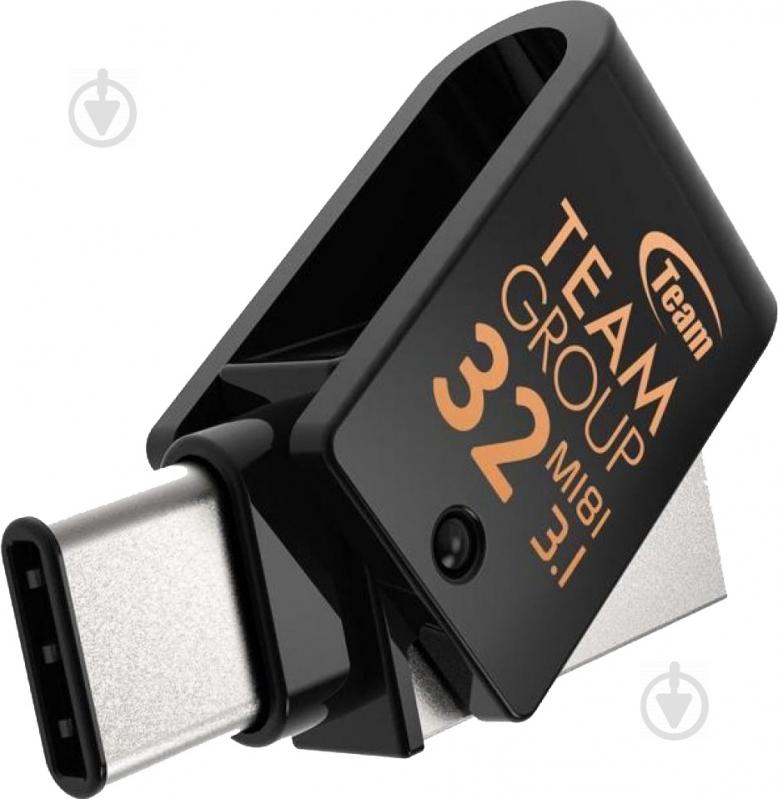 Флеш-пам'ять Team Group OTG M181 32 ГБ USB 3.1 black (TM181332GB01) - фото 4