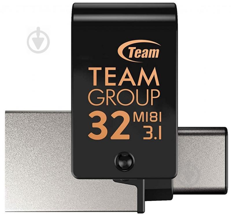 Флеш-пам'ять Team Group OTG M181 32 ГБ USB 3.1 black (TM181332GB01) - фото 2