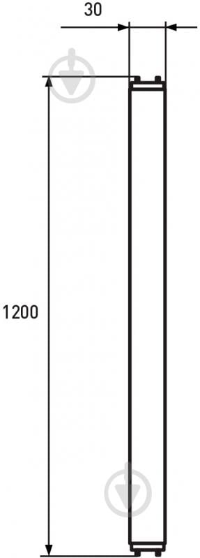 Лампа світлодіодна Eurolamp 18 Вт T8 матова G13 220 В 4100 К LED-T8-18W/4100(скло) - фото 3