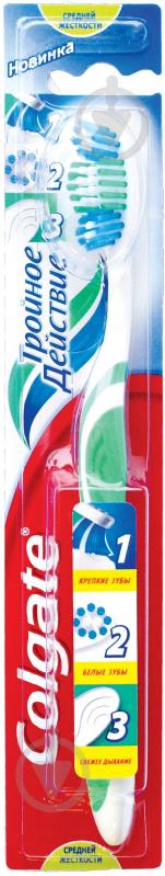 Colgate Triple Action средней жесткости - фото 2