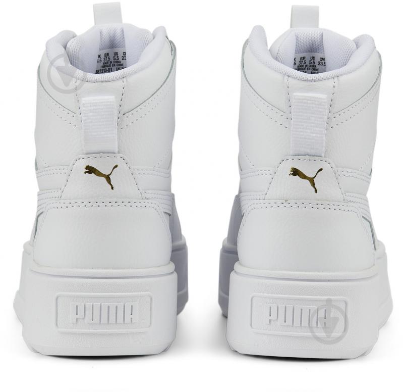 Кросівки жіночі демісезонні Puma KARMEN REBELLE MID 38721301 р.37,5 білі - фото 3