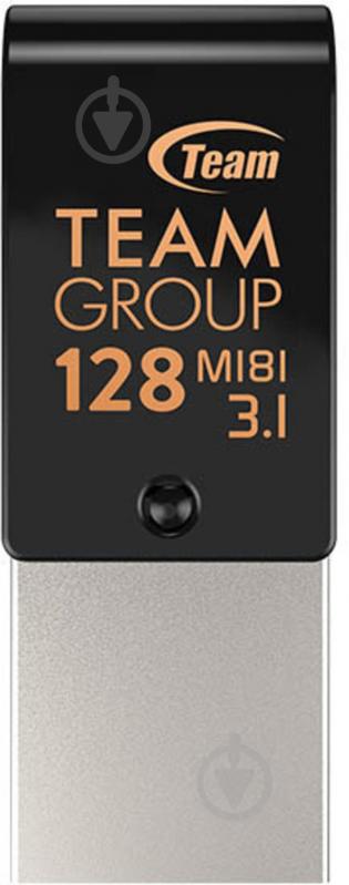 Флеш-память Team Group OTG M181 128 ГБ USB 3.1 black (TM1813128GB01) - фото 2