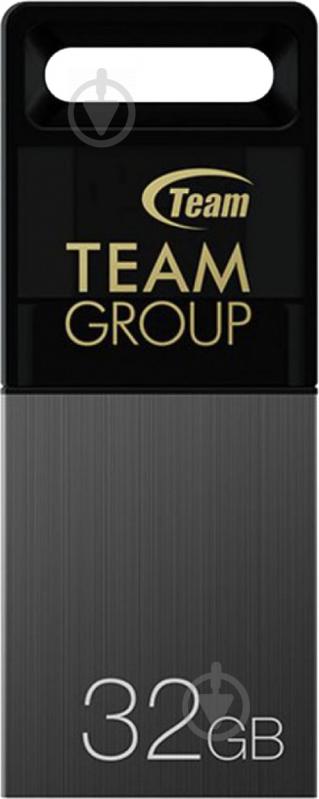 Флеш-пам'ять Team Group OTG M151 32 ГБ USB 2.0microUSB (OTG) black/grey (TM15132GC01) - фото 1