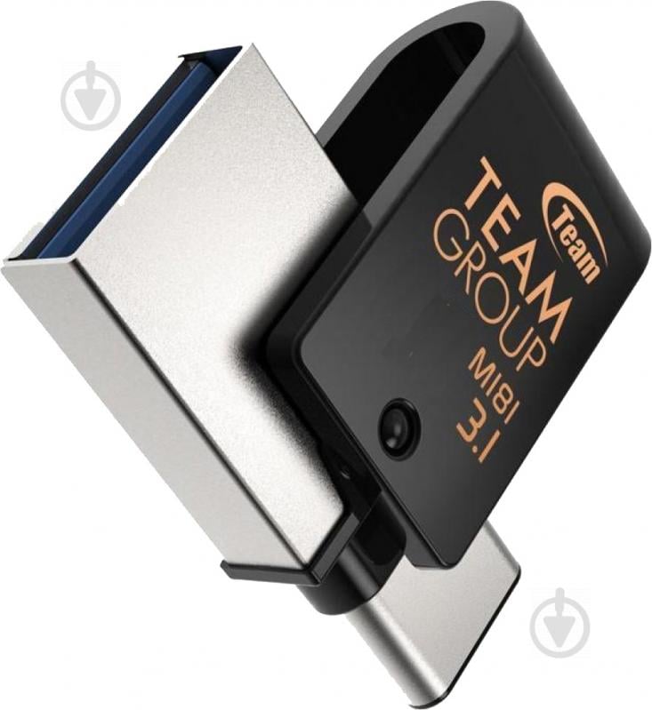 Флеш-пам'ять Team Group OTG M181 16 ГБ USB 3.1 black (TM181316GB01) - фото 3