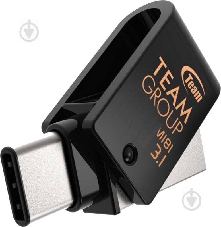 Флеш-пам'ять Team Group OTG M181 16 ГБ USB 3.1 black (TM181316GB01) - фото 4