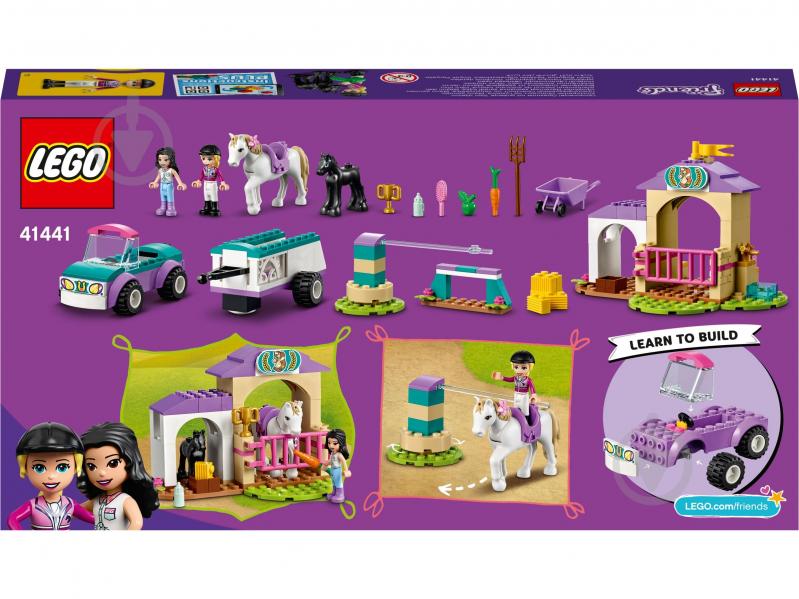 Конструктор LEGO Friends Вишкіл коней і причеп 41441 - фото 3