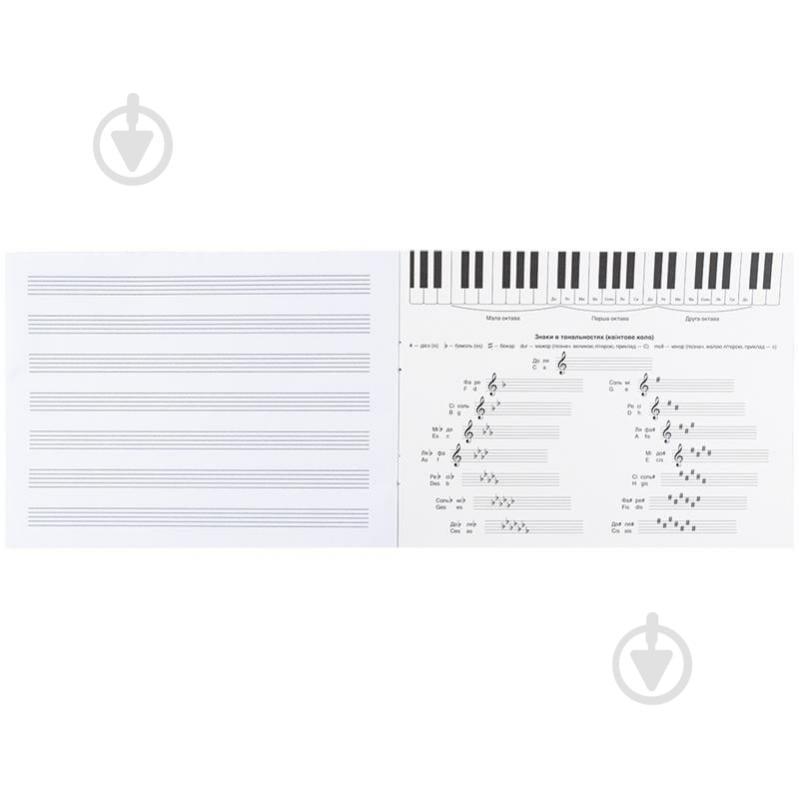 Тетрадь для нот А5 20 лист. Music KITE - фото 4