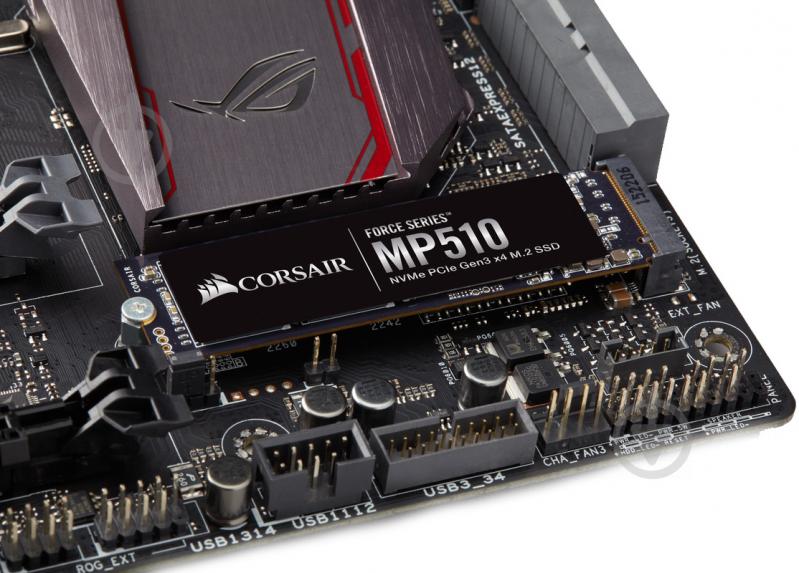 SSD-накопичувач Corsair 1920GB M.2 PCI Express 3.0 x2 3D TLC (CSSD-F1920GBMP510) - фото 7