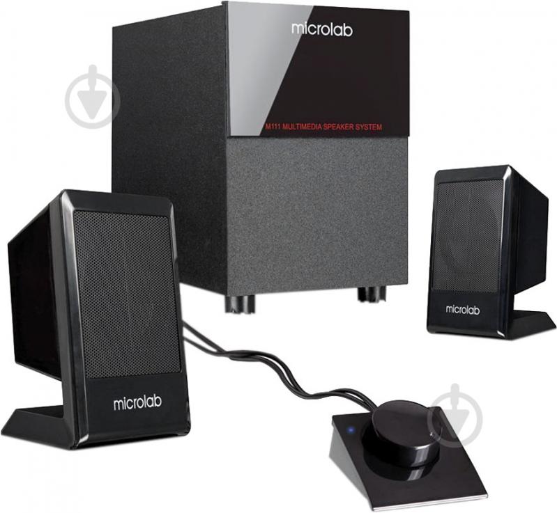 Акустическая система Microlab M-113 2.1 black - фото 1