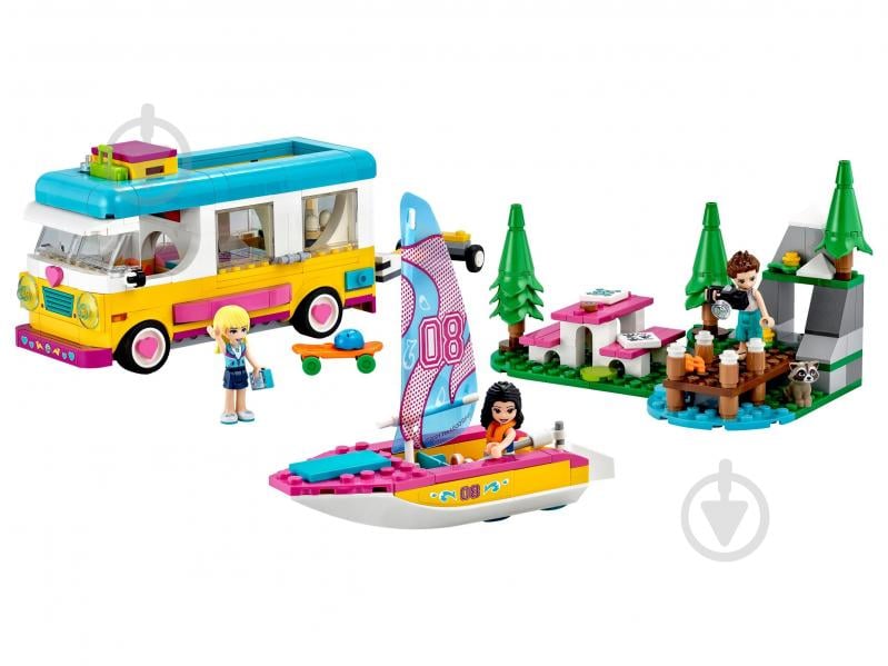 Конструктор LEGO Friends Лісовий будинок на колесах і яхта 41681 - фото 4