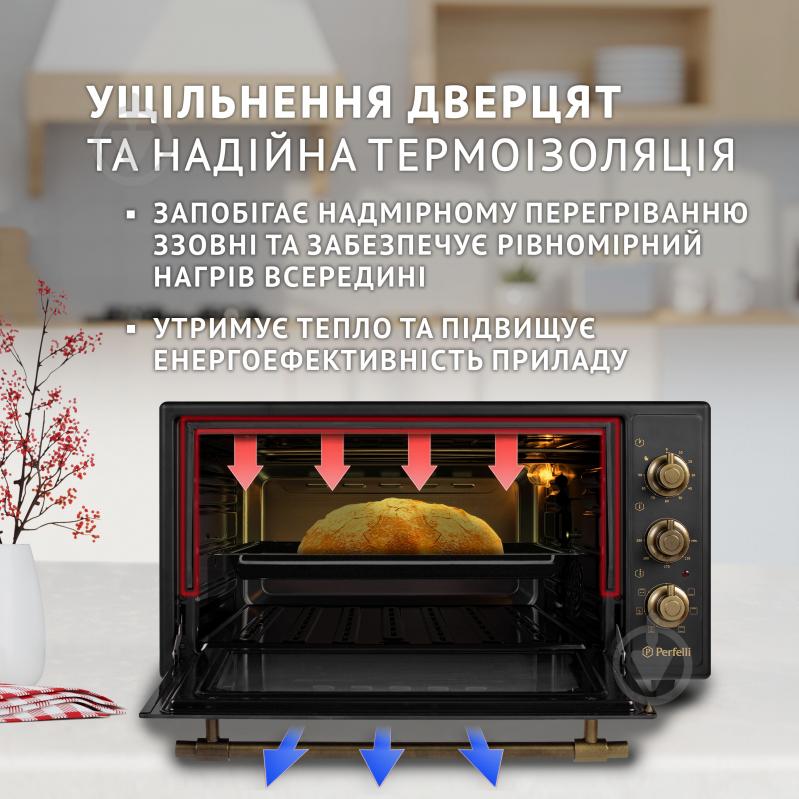 Электрическая печь Perfelli LAGGIO 48 BLACK RETRO - фото 3