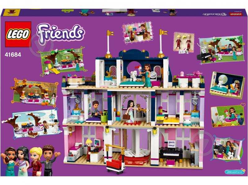 Конструктор LEGO Friends Гранд-отель Хартлейк Сити 41684 - фото 3