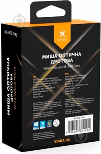 Мышка Vinga MS-670 - фото 4 Мышка Vinga MS-670 - фото 4