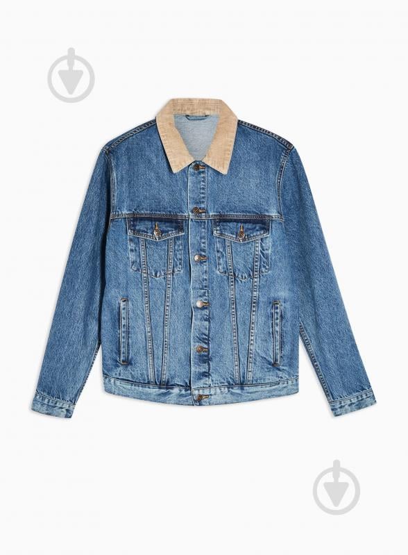 Куртка мужская TopMan CASUAL JKTS 64P00T-BLE р.M синяя - фото 2