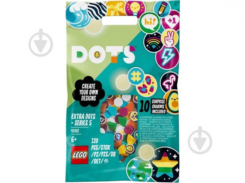 Конструктор LEGO Dots Додаткові елементи DOTS – випуск 5 41932 - фото 1