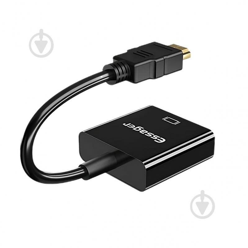 Конвертер Essager Phantom HD Convertor HDMI to VGA Black 0,06 м чорний (EZJHV-HY01) - фото 2