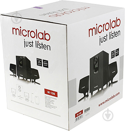 Акустична система Microlab M-108 2.1 black - фото 6