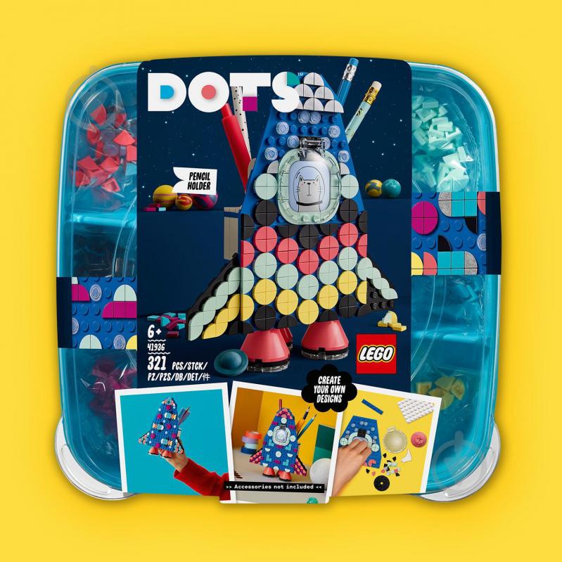 Конструктор LEGO Dots Подставка для карандашей 41936 - фото 5