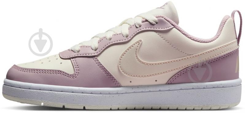 Кросівки для дівчаток демісезонні Nike COURT BOROUGH LOW RECRAFT DV5456-129 р.38,5 бежеві із рожевим - фото 4