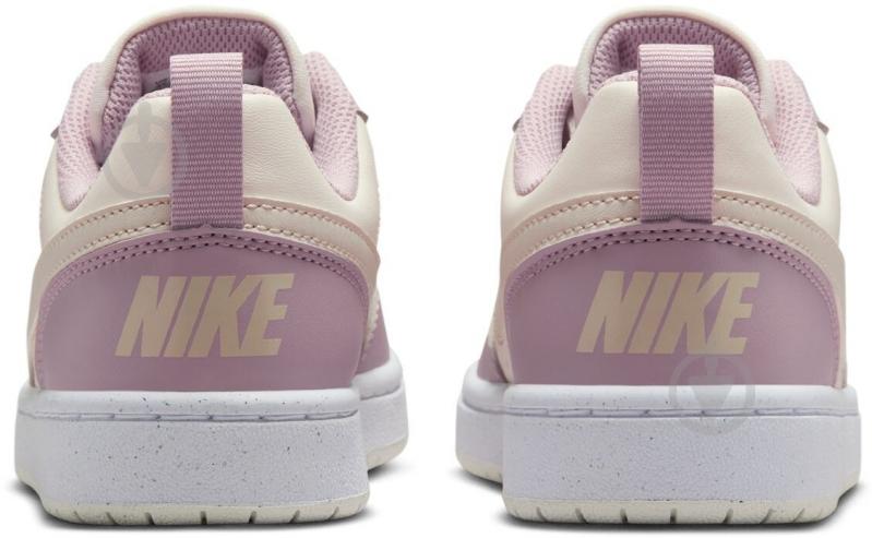 Кросівки для дівчаток демісезонні Nike COURT BOROUGH LOW RECRAFT DV5456-129 р.38,5 бежеві із рожевим - фото 6