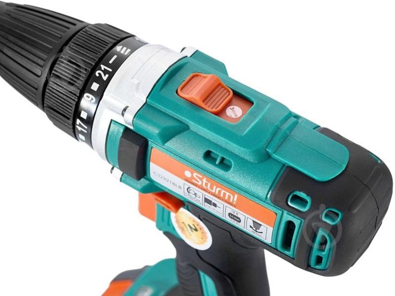 Шуруповерт аккумуляторный Sturmax CDM3218LB - фото 6