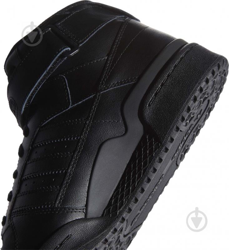 Кроссовки мужские зимние Adidas FORUM MID GV9767 р.45 1/3 черные - фото 12