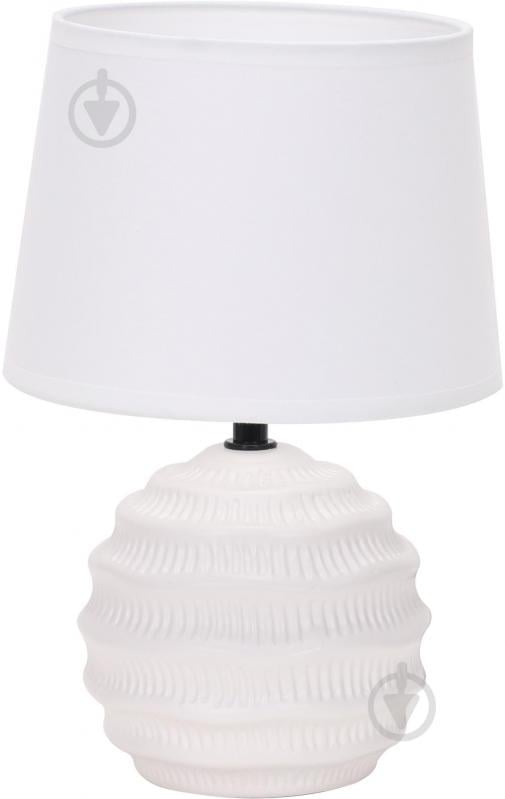 Настільна лампа Sensio Clay 1x40 Вт E14 білий ALT-T-D5062 - фото 1 Настільна лампа Sensio Clay 1x40 Вт E14 білий ALT-T-D5062 - фото 1